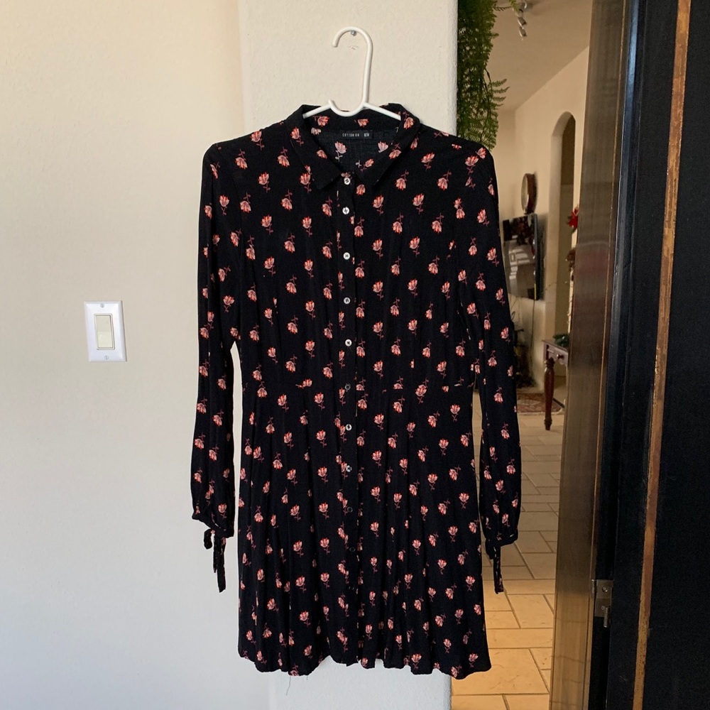 Collared Long-Sleeve CottonOn Dress